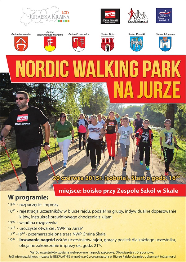 Otwarcie Nordic Walking Park na Jurze plakat