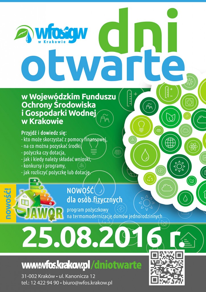 Dzień Otwarty w WFOŚiGW w Krakowie - 25 sierpnia 2016