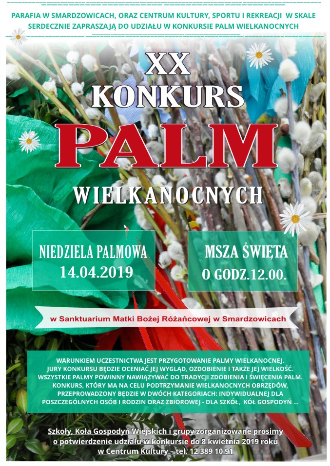 palmy, konkurs 2019